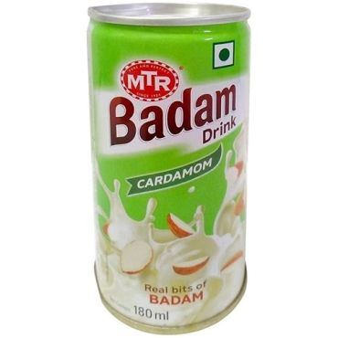 MTR Badam Drink Can 180 Ml Cardamom, 48 Pieces Per Carton